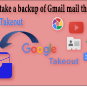 take a backup of gmail via Google takeout
