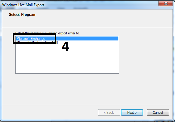 export window live mail to office 365