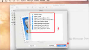 how to import mbox data into Apple mail