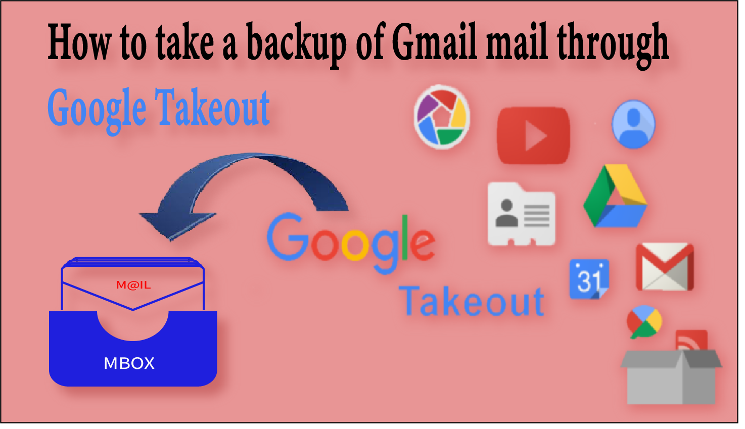 take a backup of gmail via Google takeout