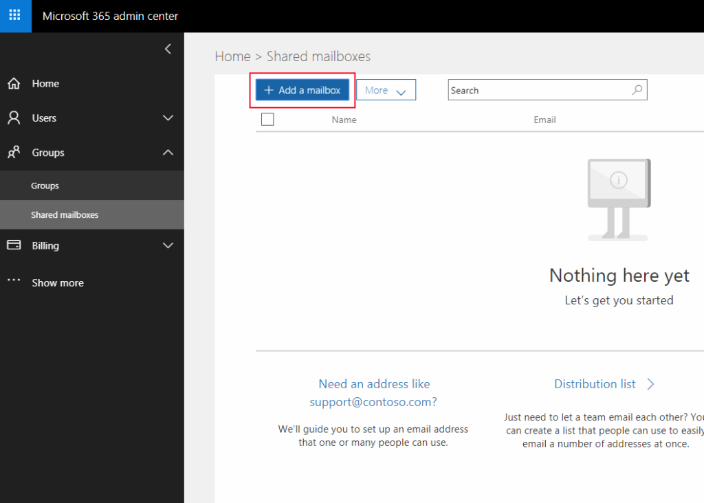 office 365 shared mailbox