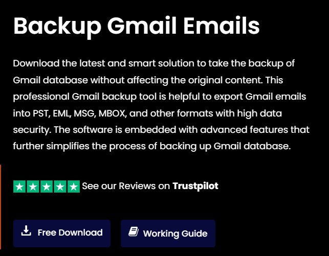 Backup Gmail Emails